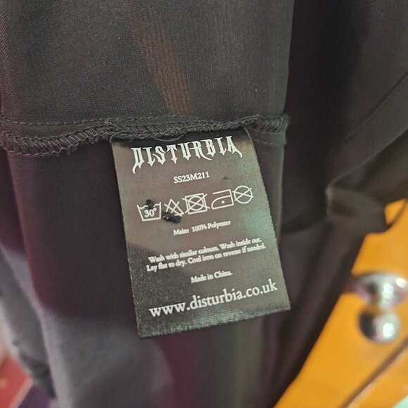 Disturbia Widow Relaxed Midi Shirt Dress with Web Embroidery - Picture 12 of 12